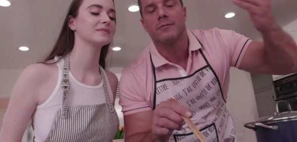 ZERO TOLERANCE FILMS - Stepdad Teaches Hot Busty stepbae Anal in Kitchen Lesson Gone Wild - inxxx.com on systemporn.com