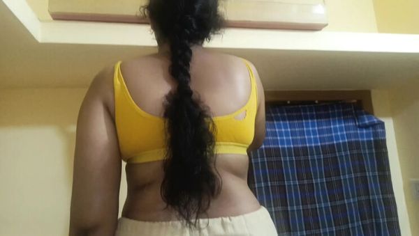 Indian Housewife Pushpa Valli Walks Alone at Home Showing Her Big Cute Ass - xxxfiles.com - India on systemporn.com