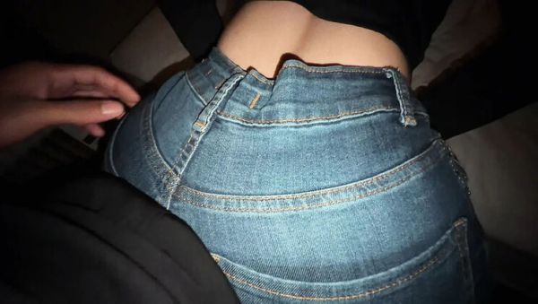 19yo Teen Dry Humps Roommate's Huge Ass in Tight Jeans - xxxfiles.com on systemporn.com
