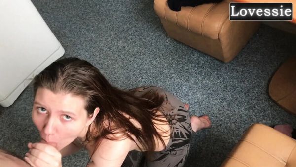 Hot MILF Lovessie Gives Deep Blowjob in Kitchen POV Homemade - xxxfiles.com - Russia on systemporn.com