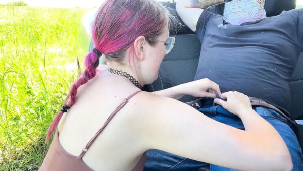 LeaLove Risky Outdoor Fuck at the Forest Edge – Deepthroat in Car & Hard Public Sex - veryfreeporn.com - Germany on systemporn.com