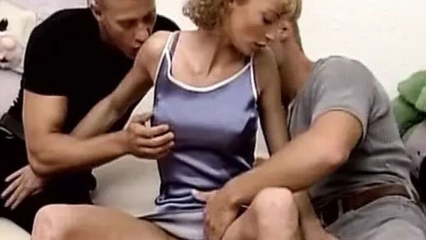 Cute German Teen Takes Huge Dicks in Double Penetration Threesome - veryfreeporn.com - Germany on systemporn.com