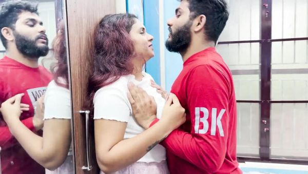Step Sister and Step Brother Part 1: Hot Hard Romance in Bedroom with Long Lip Lock - porntry.com - India on systemporn.com