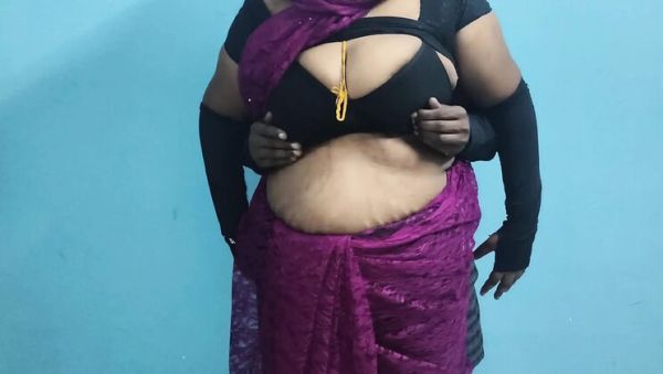 Desi Aunty Birthday Cheat with Office Staff – Tamil Manager Wife Doggy Romance - veryfreeporn.com - India on systemporn.com