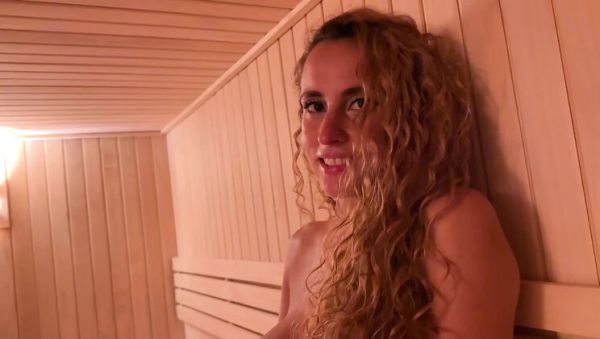 Valentino Roca cheats on his girlfriend with a horny Latina in the sauna – big ass blowjob and handjob - veryfreeporn.com - Spain - Argentina on systemporn.com