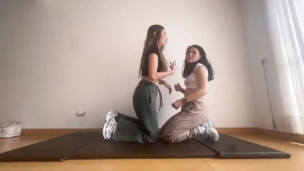 ScarlettandC Lesbian Wrestling Game – Amateur Latinas Fight for Submission - porntry.com - Spain - Colombia on systemporn.com