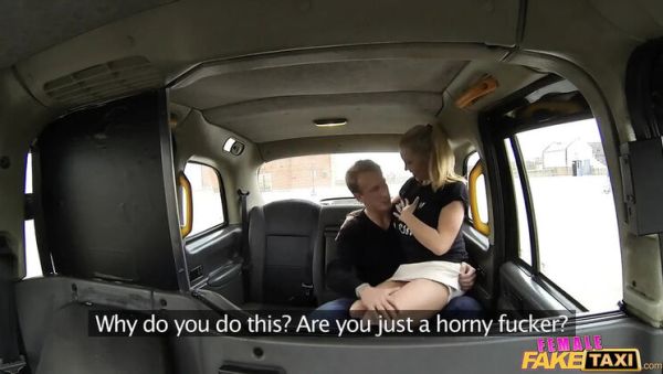 Student and Driver Fuck in Taxi - Big Tits and Cumshot - porntry.com on systemporn.com