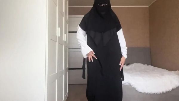 Curvy Arab MILF Lux Eva Rubs Her Big Tits and Wet Pussy in Black Lace - veryfreeporn.com on systemporn.com