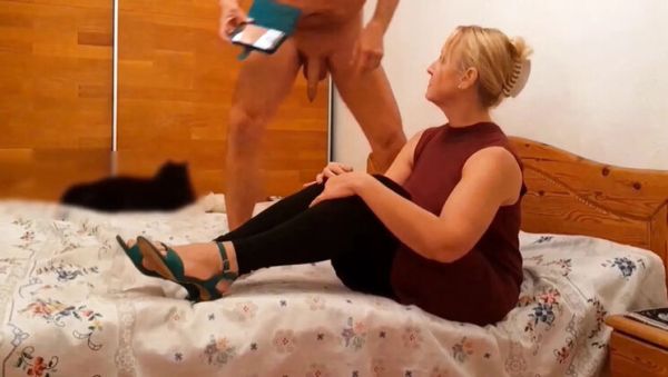 Amateur Blonde Wife Takes a Deep Oral Creampie - veryfreeporn.com - Germany on systemporn.com