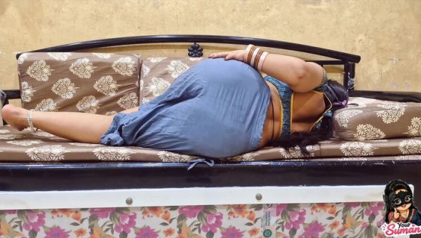 Desi Indian Stepmom Shows Off Her Huge Ass in POV Blowjob - veryfreeporn.com - India on systemporn.com