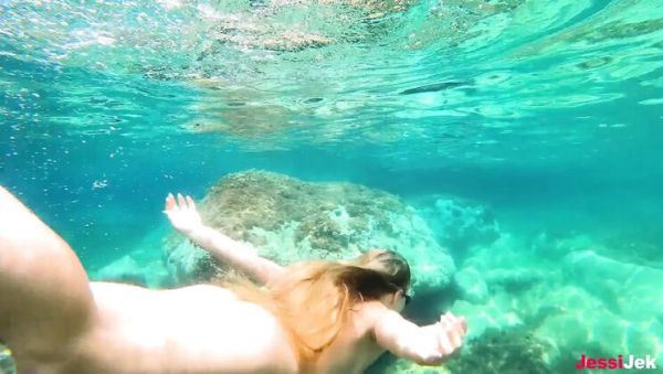 Big Ass Blonde JessiJek Gets Wild Anal on the Beach - Amazing Underwater Sex Adventure - porntry.com on systemporn.com