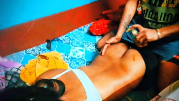 Simran Kaur Gets a Slippery Oil Massage and Lets Jose Rodriguez Fuck Her Desi Pussy - porntry.com - India on systemporn.com