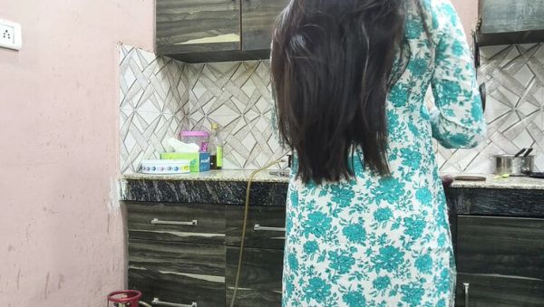 Indian Step Mom Gets Pussy and Ass Pounded by Step Son in Kitchen - porntry.com - India on systemporn.com