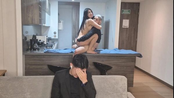 Fucking My Best Friend's Stepsister While Watching Football - Big Tits Latina Amateur - veryfreeporn.com - Spain - Colombia on systemporn.com