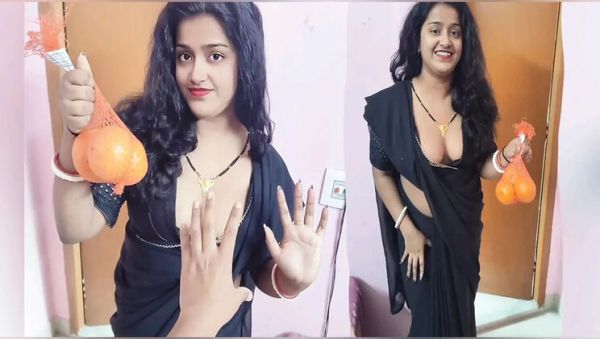 Hot Desi Bhabhi Shraddha Pandey Brings Apples For Her Devar - veryfreeporn.com - India on systemporn.com