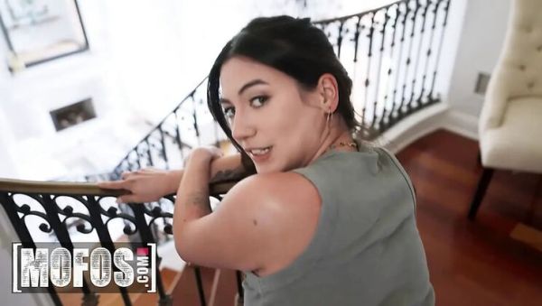 MOFOS - Megan Mistakes Teases Charles Dera With Her Feet Until His Big Cock Throbs - porntry.com - Britain on systemporn.com