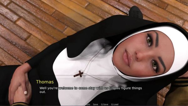 Pregnant Nun Gets a Handjob at Granny's House - 3D Hentai - porntry.com - Britain on systemporn.com