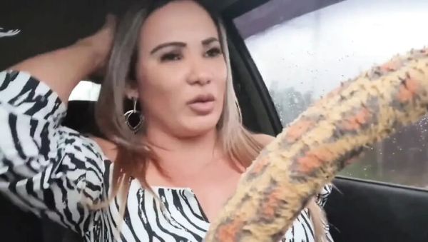 Huge Tits Latina MILF Takes A Creampie After A Car Ride - porntry.com - Brazil - Portugal on systemporn.com