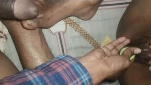 Young Desi Teen Rides Veggies Deep in Her Tight Pussy - Homemade Closeup - porntry.com - India on systemporn.com