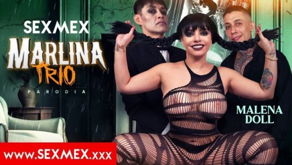 Malena Doll - Malena - Marlina - Trio Wednesday - Threesome - upornia.com on systemporn.com
