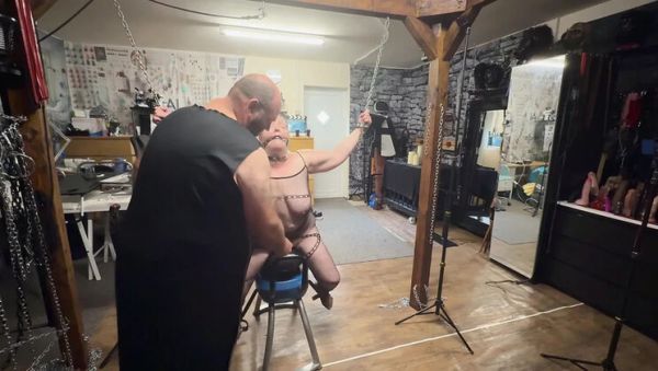 Lanista Bear Tries New Machine on Kitty Part 3 – Amateur BDSM Spanking Punishment - xxxfiles.com - Britain on systemporn.com