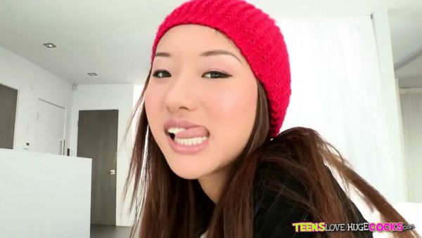 Hot Asian Teen Alina Li Takes Monster Dick Doggy Style on Bed - xxxfiles.com - Britain on systemporn.com