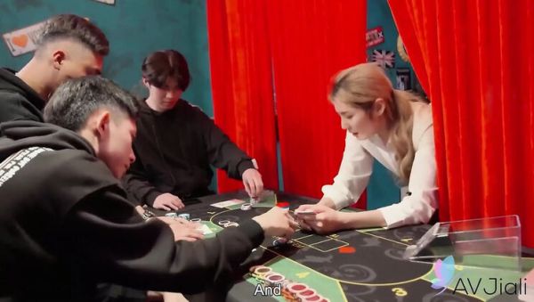 Sexy Blonde Taiwan Girl Dealer Fucks Three Guys at Work - porntry.com - China - Taiwan on systemporn.com