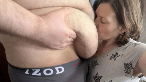 Big Dick Diving Into a 440lb Man’s Fat Pad to Suck His Buried Cock - porntry.com - Britain - Usa on systemporn.com