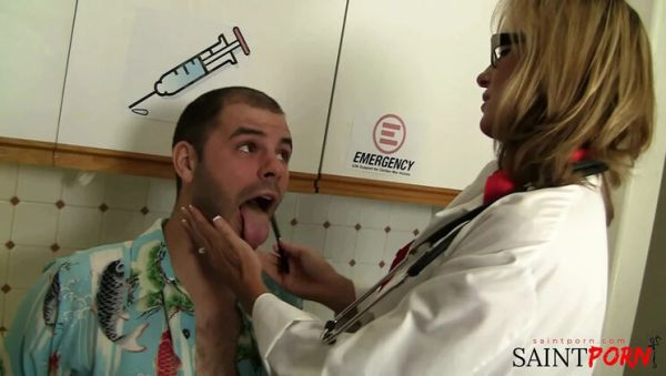Horny Doctor Fucks Her Patient Hard for Relief - porntry.com - Britain on systemporn.com