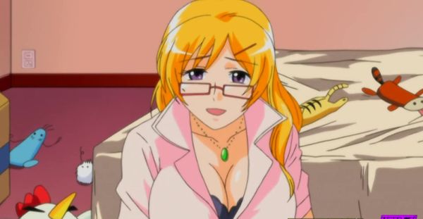 Blondie's big boobies bounce in cartoony hentai fuck fest on the cobalt sheets - alphaporno.com on systemporn.com