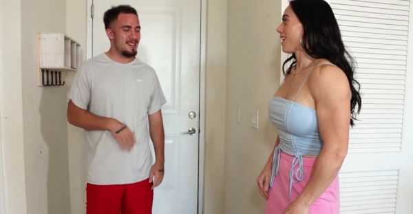 Brunette Vanessa in HD gets her fake tits bounced by a huge cock, moans through multiple positions - alphaporno.com on systemporn.com